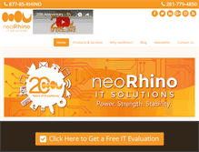 Tablet Screenshot of neorhino.com